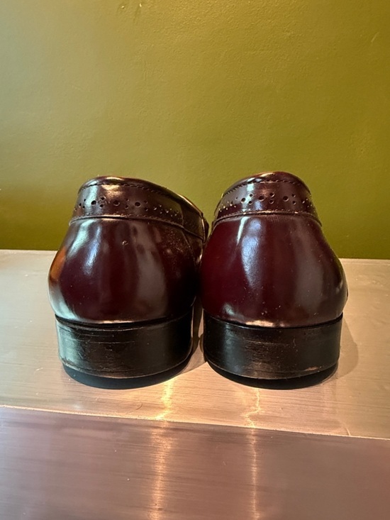 Men\'s Weejuns Tassel Penny Loafers in Burgundy main image 3